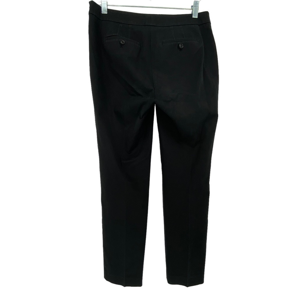 Talbots black high waist straight leg fitted pant, 8 - Picture 4 of 14